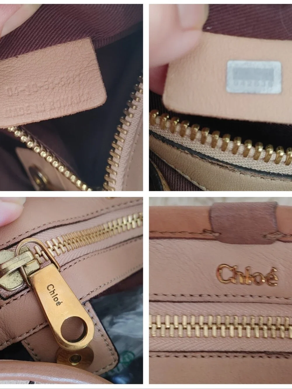 Chloe Amy Two Tone Leather Crossbody Bag - Picture 8 of 16